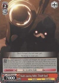 Death-causing Bullet, Death Gun - Sword Art Online II - Weiss Schwarz card