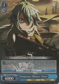 Temporary Alliance, Sinon (Parallel Foil) - Sword Art Online II - Weiss Schwarz card