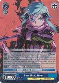 Last Shot, Sinon (Parallel Foil) - Sword Art Online II - Weiss Schwarz card
