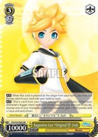 Kagamine Len "Original"(F 2nd) - Hatsune Miku: Project DIVA F 2nd - Weiss Schwarz card