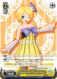Kagamine Rin "Cheerful Candy" - Hatsune Miku: Project DIVA F 2nd - Weiss Schwarz card