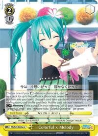 Colorful x Melody (A) - Hatsune Miku: Project DIVA F 2nd - Weiss Schwarz card