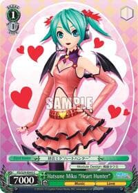 Hatsune Miku "Heart Hunter" - Hatsune Miku: Project DIVA F 2nd - Weiss Schwarz card
