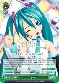 Melt - Hatsune Miku: Project DIVA F 2nd - Weiss Schwarz card