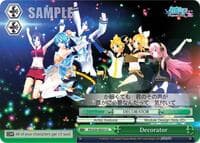 Decorator - Hatsune Miku: Project DIVA F 2nd - Weiss Schwarz card