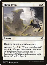 Sheer Drop - Duel Decks: Zendikar vs. Eldrazi - Magic: The Gathering card