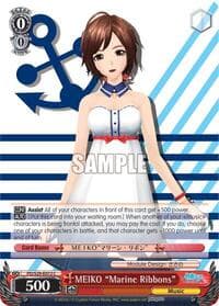 MEIKO "Marine Ribbons" - Hatsune Miku: Project DIVA F 2nd - Weiss Schwarz card