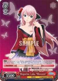 Megurine Luka "Blossom" - Hatsune Miku: Project DIVA F 2nd - Weiss Schwarz card