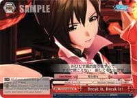 Break it, Break it! (SR) - Hatsune Miku: Project DIVA F 2nd - Weiss Schwarz card