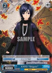 KAITO "Shigure" - Hatsune Miku: Project DIVA F 2nd - Weiss Schwarz card