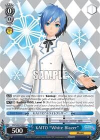 KAITO "White Blazer" - Hatsune Miku: Project DIVA F 2nd - Weiss Schwarz card
