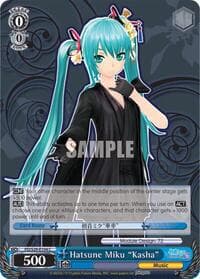 Hatsune Miku "Kasha" - Hatsune Miku: Project DIVA F 2nd - Weiss Schwarz card