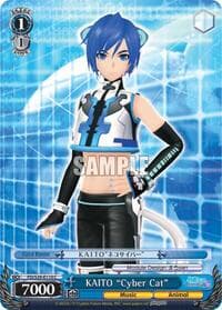 KAITO "Cyber Cat" - Hatsune Miku: Project DIVA F 2nd - Weiss Schwarz card