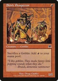 Skirk Prospector - Onslaught - Magic: The Gathering card