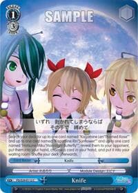 Knife - Hatsune Miku: Project DIVA F 2nd - Weiss Schwarz card