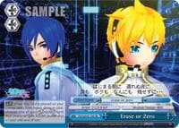 Erase or Zero (SR) - Hatsune Miku: Project DIVA F 2nd - Weiss Schwarz card