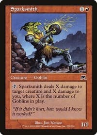 Sparksmith - Onslaught - Magic: The Gathering card