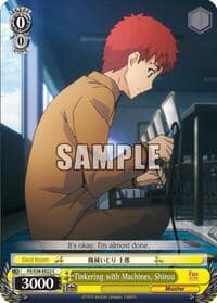 Tinkering with Machines, Shirou - Fate/stay night [Unlimited Blade Works] - Weiss Schwarz card