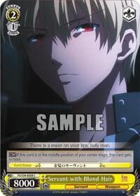 Servant with Blond Hair - Fate/stay night [Unlimited Blade Works] - Weiss Schwarz card