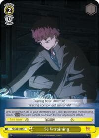 Self-training - Fate/stay night [Unlimited Blade Works] - Weiss Schwarz card