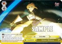 Armor Release - Fate/stay night [Unlimited Blade Works] - Weiss Schwarz card