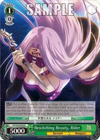 Bewitching Beauty, Rider - Fate/stay night [Unlimited Blade Works] - Weiss Schwarz card