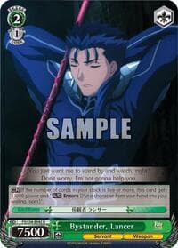 Bystander, Lancer - Fate/stay night [Unlimited Blade Works] - Weiss Schwarz card