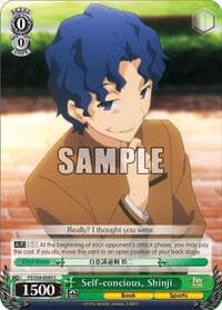 Self-concious, Shinji - Fate/stay night [Unlimited Blade Works] - Weiss Schwarz card