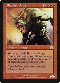 Butcher Orgg - Onslaught - Magic: The Gathering card