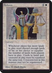 Balance - Alpha Edition - Magic: The Gathering card