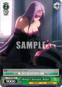 Shinji's Servant, Rider - Fate/stay night [Unlimited Blade Works] - Weiss Schwarz card