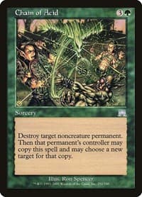 Chain of Acid - Onslaught - Magic: The Gathering card