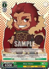 Mini Rider - Fate/Zero - Weiss Schwarz card