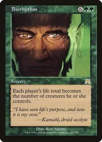 Biorhythm - Onslaught - Magic: The Gathering card