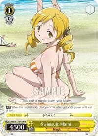 Swimsuit Mami - Puella Magi Madoka Magica - Weiss Schwarz card