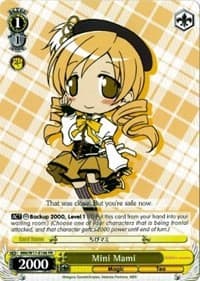 Mini Mami - Puella Magi Madoka Magica - Weiss Schwarz card