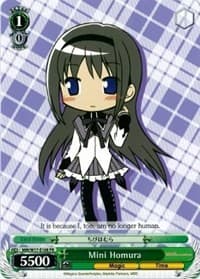 Mini Homura - Puella Magi Madoka Magica - Weiss Schwarz card