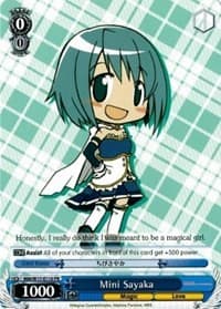 Mini Sayaka - Puella Magi Madoka Magica - Weiss Schwarz card