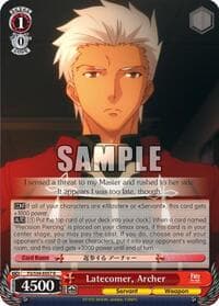 Latecomer, Archer - Fate/stay night [Unlimited Blade Works] - Weiss Schwarz card