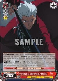 Archer's Surprise Attack - Fate/stay night [Unlimited Blade Works] - Weiss Schwarz card