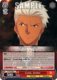 Cynic, Archer - Fate/stay night [Unlimited Blade Works] - Weiss Schwarz card