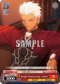 Rough Summoning, Archer - Fate/stay night [Unlimited Blade Works] - Weiss Schwarz card