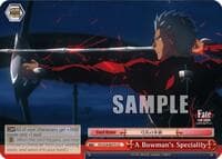 A Bowman's Speciality - Fate/stay night [Unlimited Blade Works] - Weiss Schwarz card
