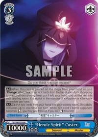 "Heroic Spirit" Caster - Fate/stay night [Unlimited Blade Works] - Weiss Schwarz card