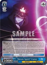 "Heroic Spirit" Caster (RRR) - Fate/stay night [Unlimited Blade Works] - Weiss Schwarz card