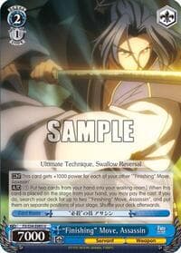 "Finishing" Move, Assassin - Fate/stay night [Unlimited Blade Works] - Weiss Schwarz card