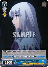 "Berserker's Master" Illya - Fate/stay night [Unlimited Blade Works] - Weiss Schwarz card