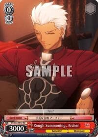 Rough Summoning, Archer (TD) - Fate/stay night [Unlimited Blade Works] - Weiss Schwarz card