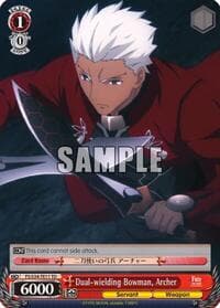 Dual-wielding Bowman, Archer (TD) - Fate/stay night [Unlimited Blade Works] - Weiss Schwarz card