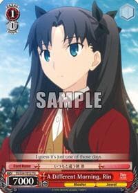 A Different Morning, Rin (TD) - Fate/stay night [Unlimited Blade Works] - Weiss Schwarz card